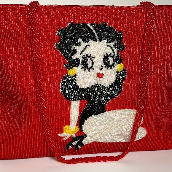 BETTY BOOP Y2K NEVER USED collected Large all handcrafted art beads iridescent - Picture 4 of 15